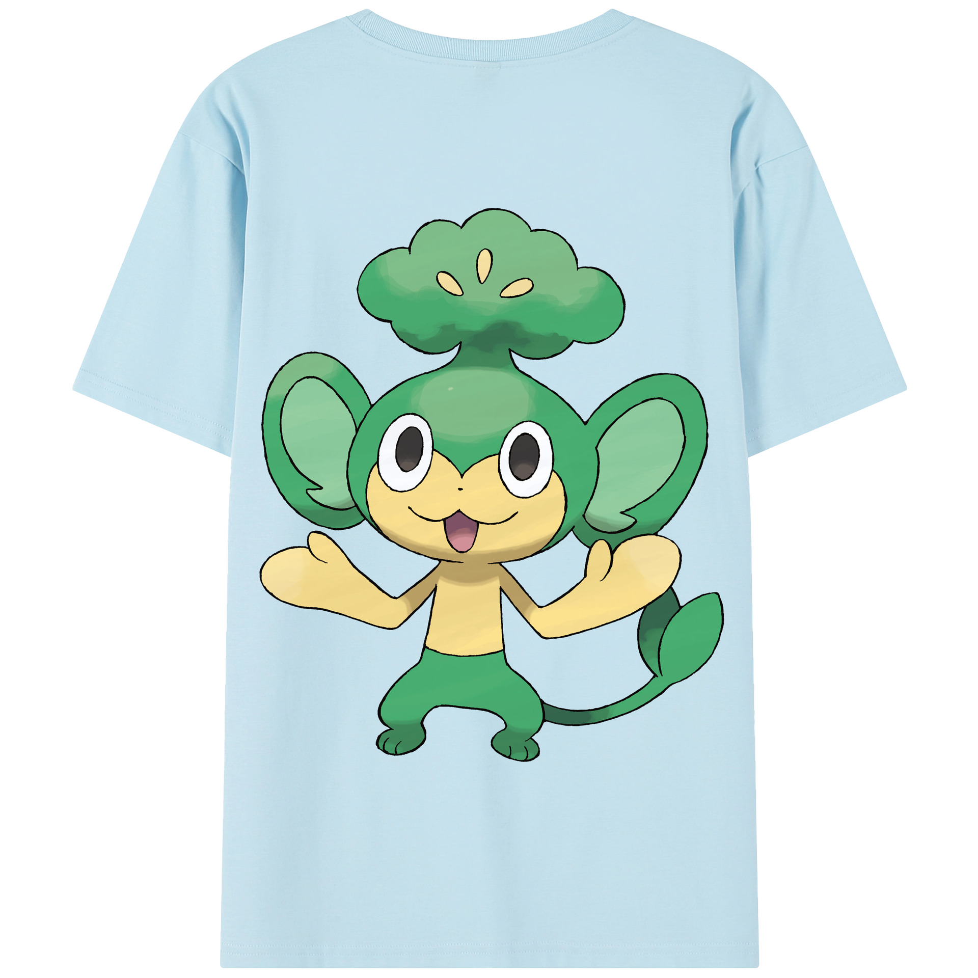 （画像用） ポケットモンスター Pokémon 綿100％半袖Tシャツ（背面プリント）